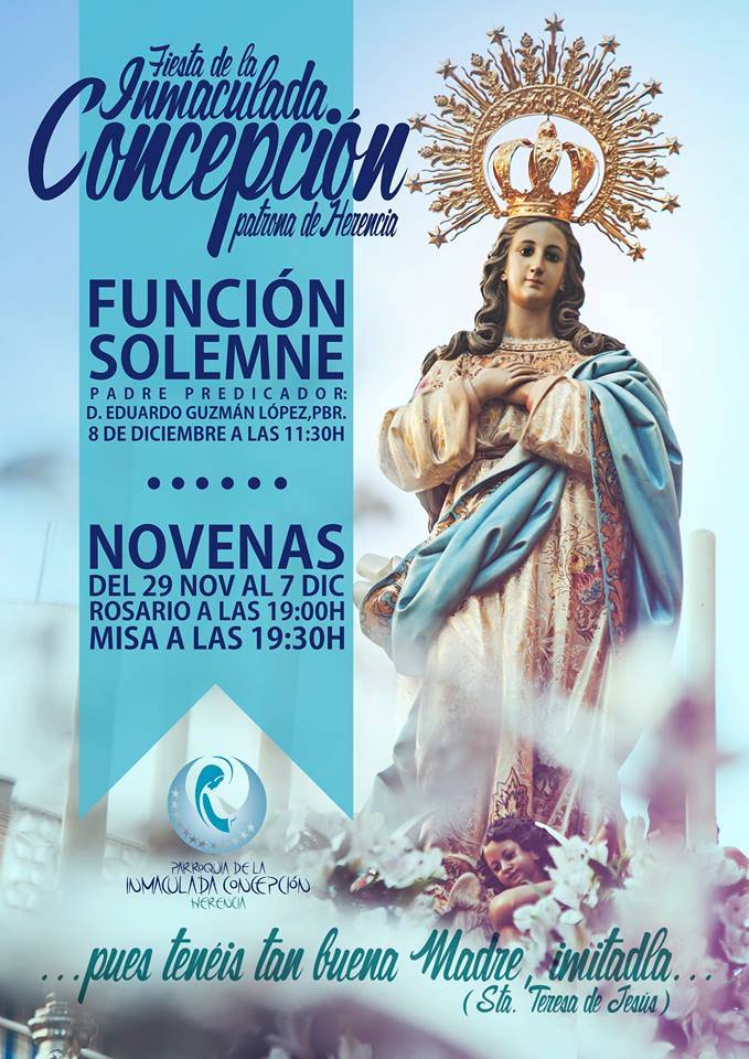Fiestas patronales de la Inmaculada Concepción 2014 Herencia